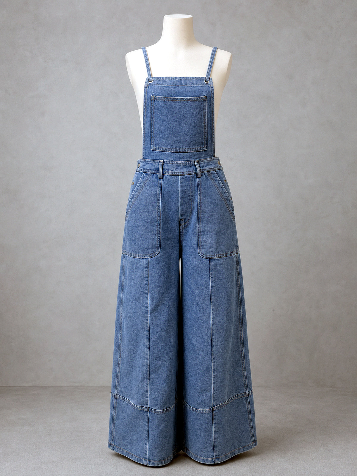 Women's Elastic Waist Wide Leg Pants Loose Casual Fall Winter Trousers - product detail view 6
