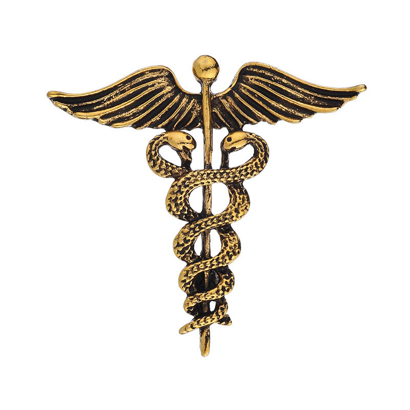 Caduceus Hermes Mercury's Scepter Vintage Lapel Pins