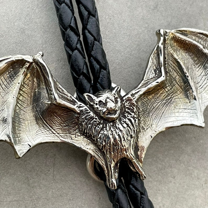 Bat Bolo Tie - Lesser Long-Nosed Bat