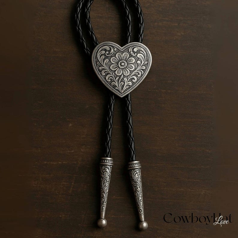 Vintage Horse Rider Cowboy Bolo Tie Western Rodeo Necktie for Men Leather Cord Necklace Accessories Men's Necklace Gift for Dad Gift for Him