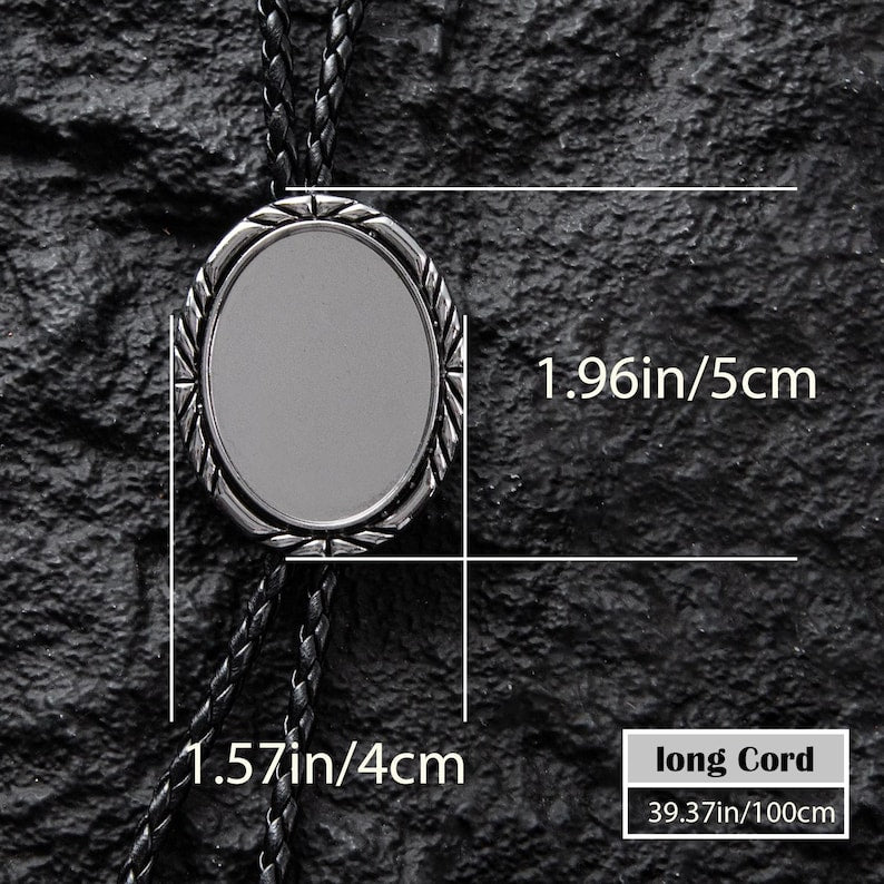 Vintage-Inspired Bolo Tie with Red Stone, Cowboy Wedding Gift