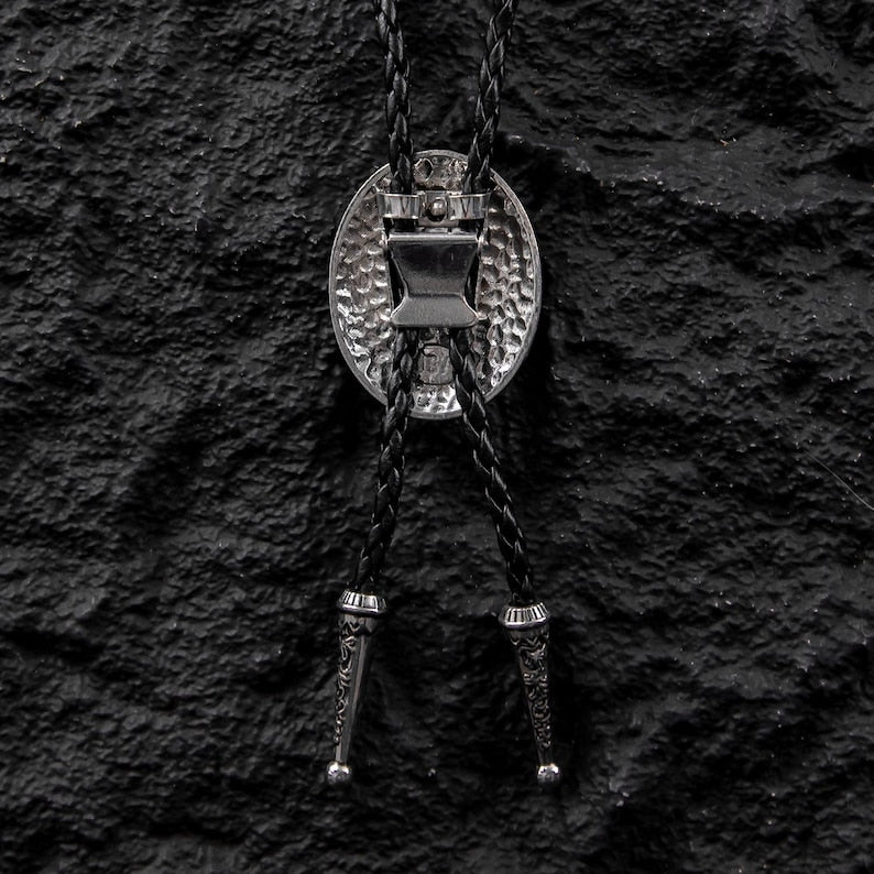 Vintage Silver Bolo Tie, Western Wedding Jewelry, Wedding Bolo Ties, Groomsmen's Jewelry, Cowboy Bolo Tie