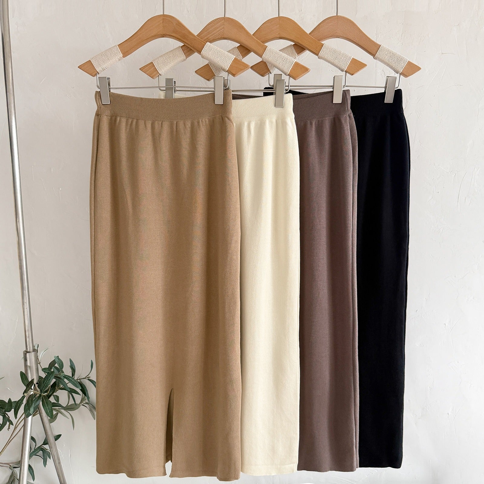Old Money Striped Knit 2-Piece Set | Casual Loose Crew Neck Sweater & High Waist Long Maxi Skirt Suit