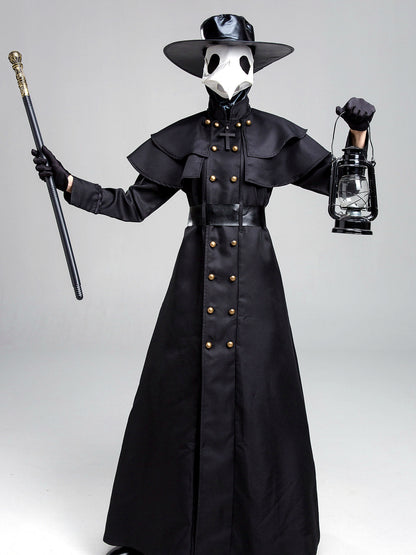 Women's Halloween Plague-Doctor Steampunk Medieval-Inspired Costume - product detail view 1