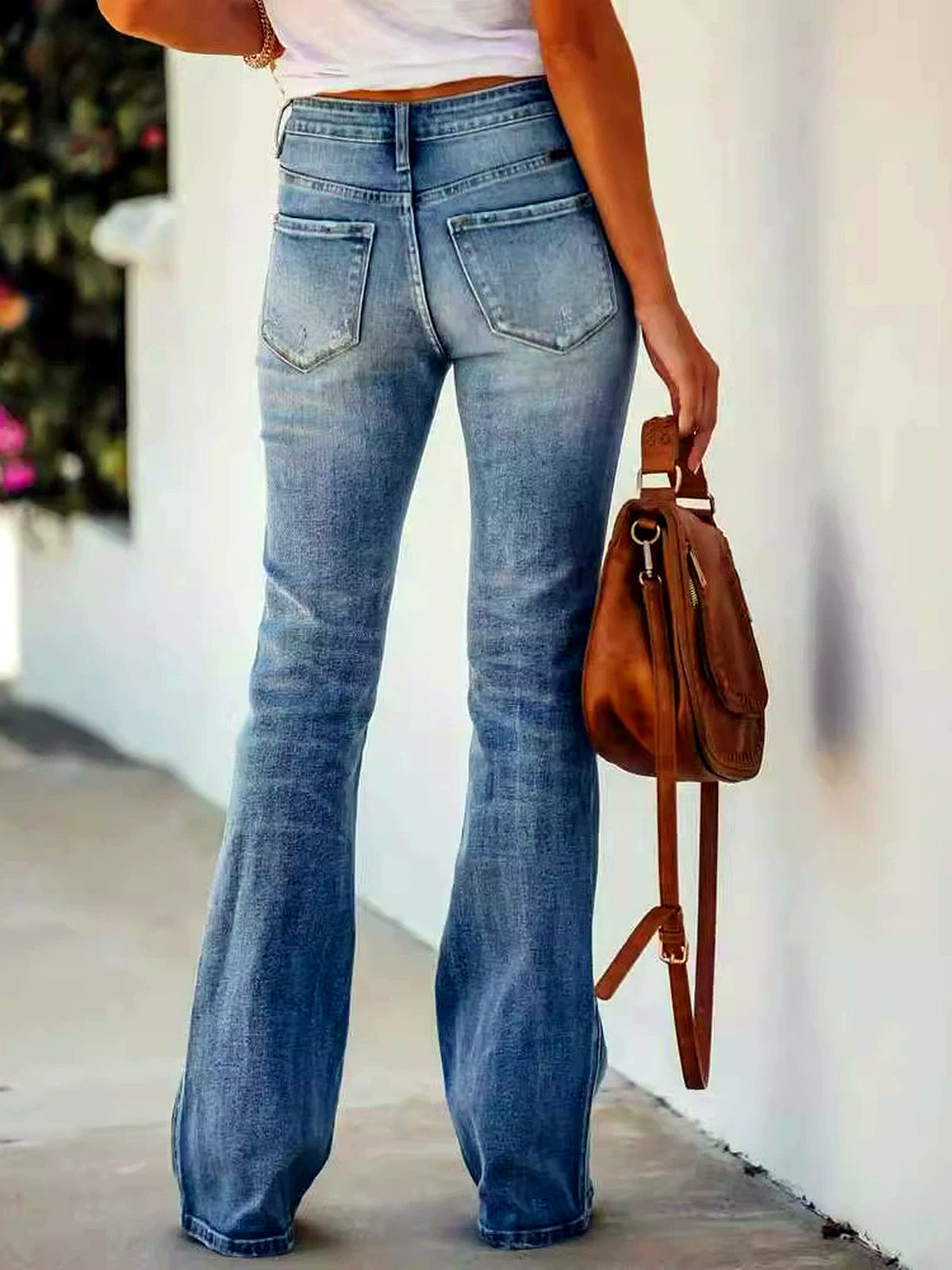 Women's Stretch Denim High-Waist Jeans - product detail view 2