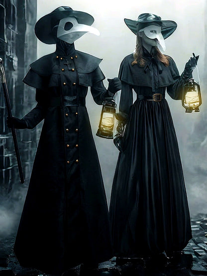 Women's Halloween Plague-Doctor Steampunk Medieval-Inspired Costume - product detail view 2