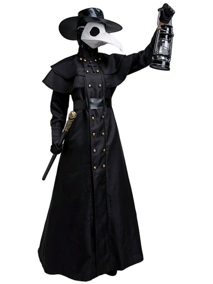 Women's Halloween Plague-Doctor Steampunk Medieval-Inspired Costume - product detail view 3