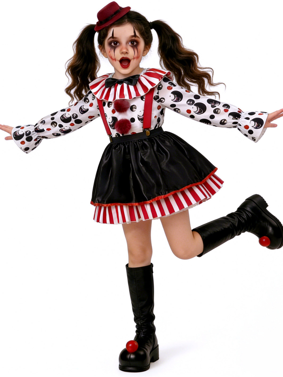 Women's Halloween Cosplay Top & Skirt Set - product detail view 3