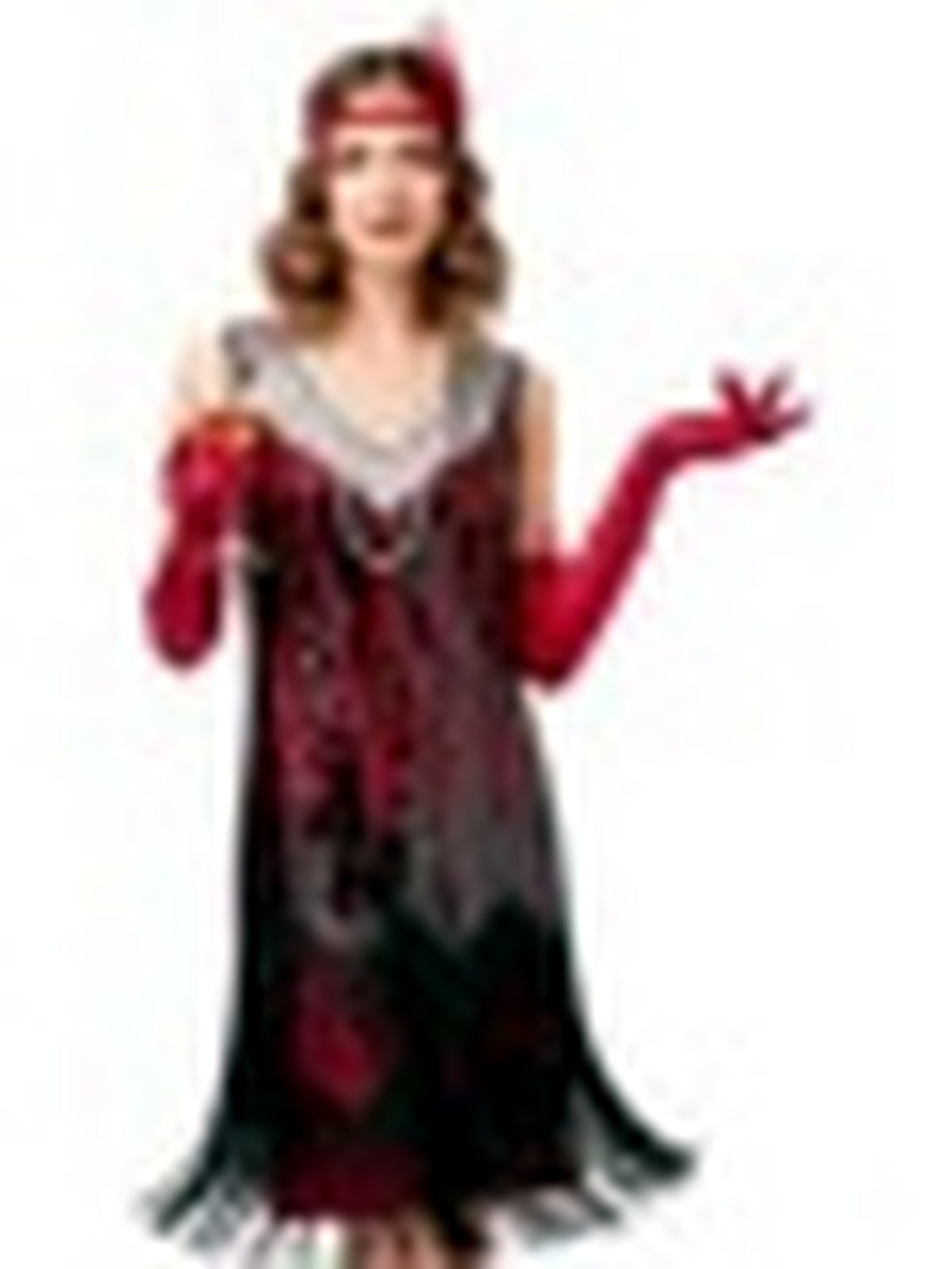Women's V-Neck Vintage-Inspired Dress - product detail view 3