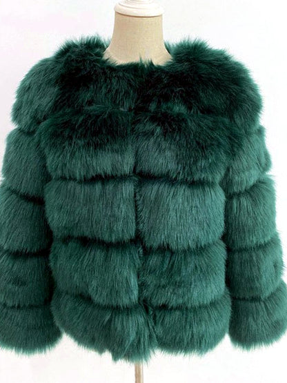 Women's Jacquard Patchwork Long-Sleeve Jacket in Green - product view
