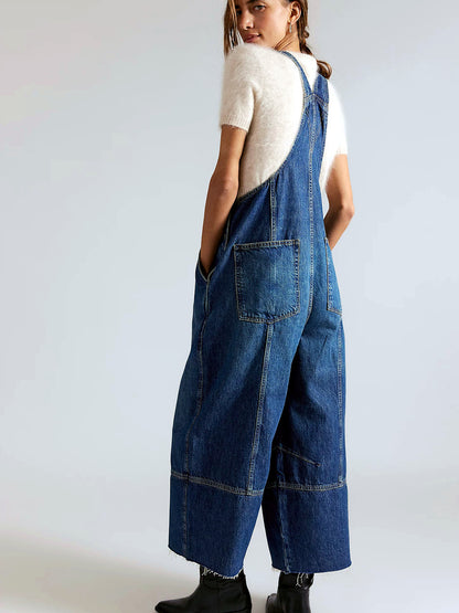 Women's Elastic Waist Drawstring Straight Leg Pants Casual Vacation Trousers - product detail view 4