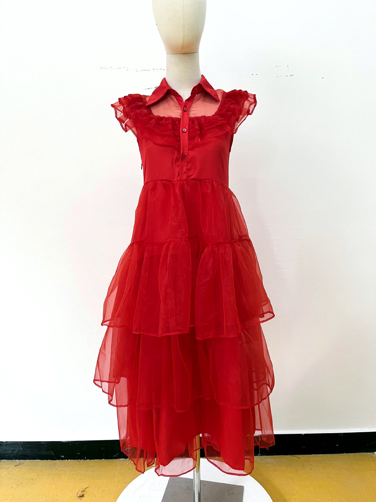 Women's Halloween Cosplay Sleeveless Dress - product detail view 7