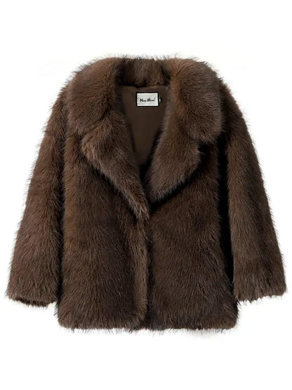 Point-Collar Long-Sleeve Mid-Length Jacket - product detail view 9