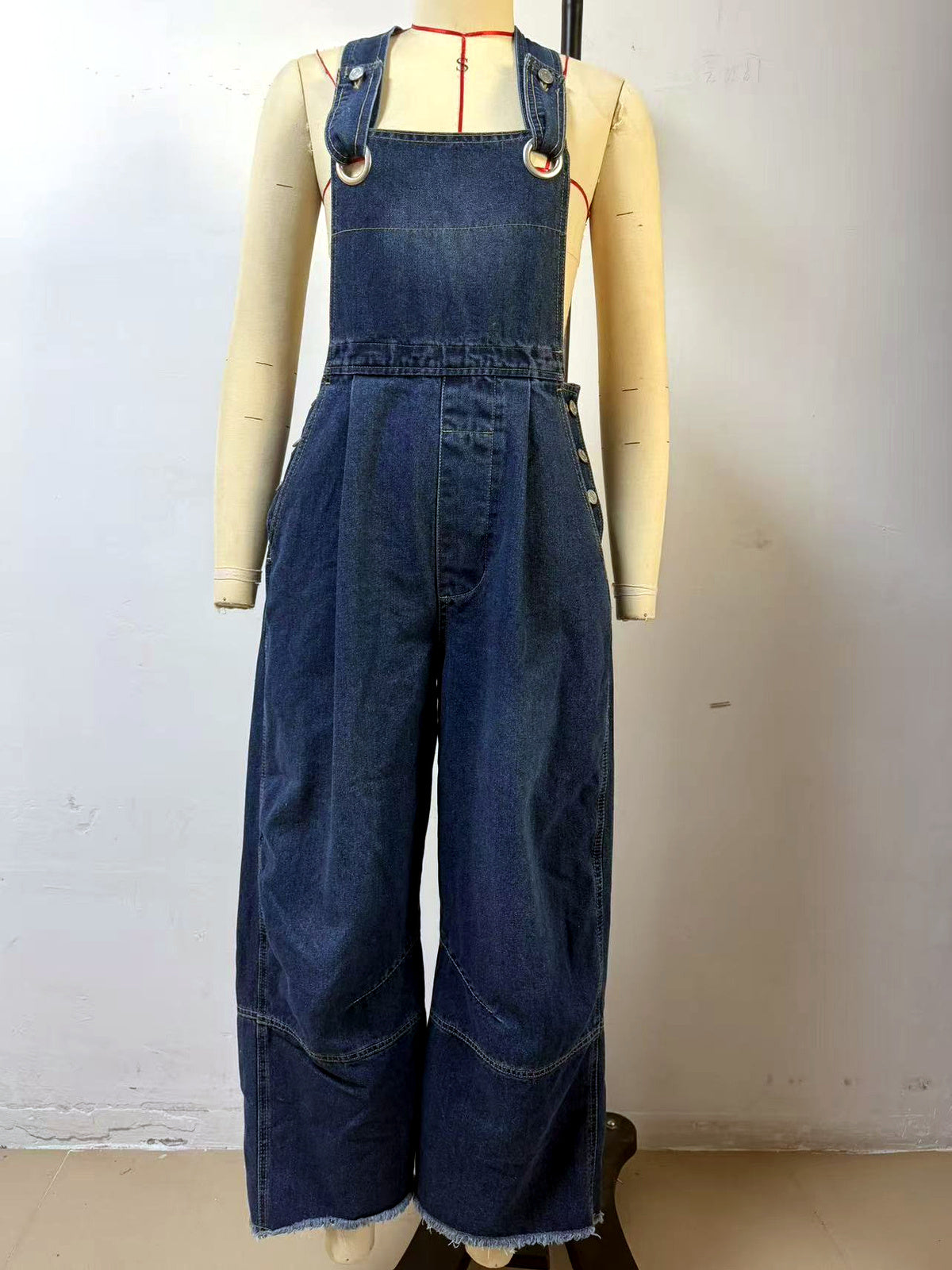 Women's Elastic Waist Drawstring Straight Leg Pants Casual Vacation Trousers - product detail view 9