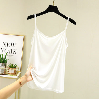 Women's Premium Modal Cami Top - Ultra-Soft Basic Adjustable Spaghetti Strap Tank