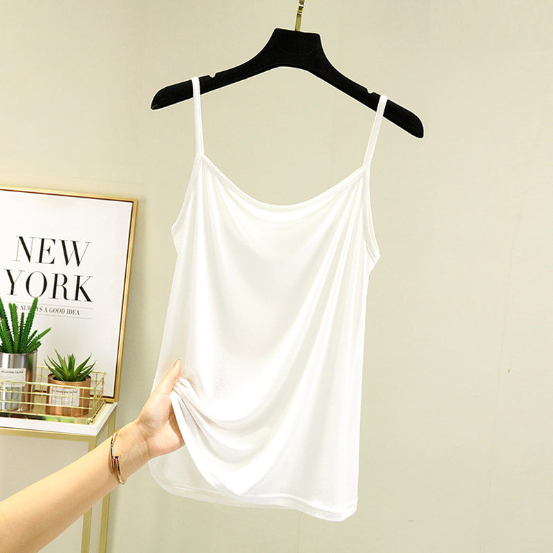 Women's Premium Modal Cami Top - Ultra-Soft Basic Adjustable Spaghetti Strap Tank