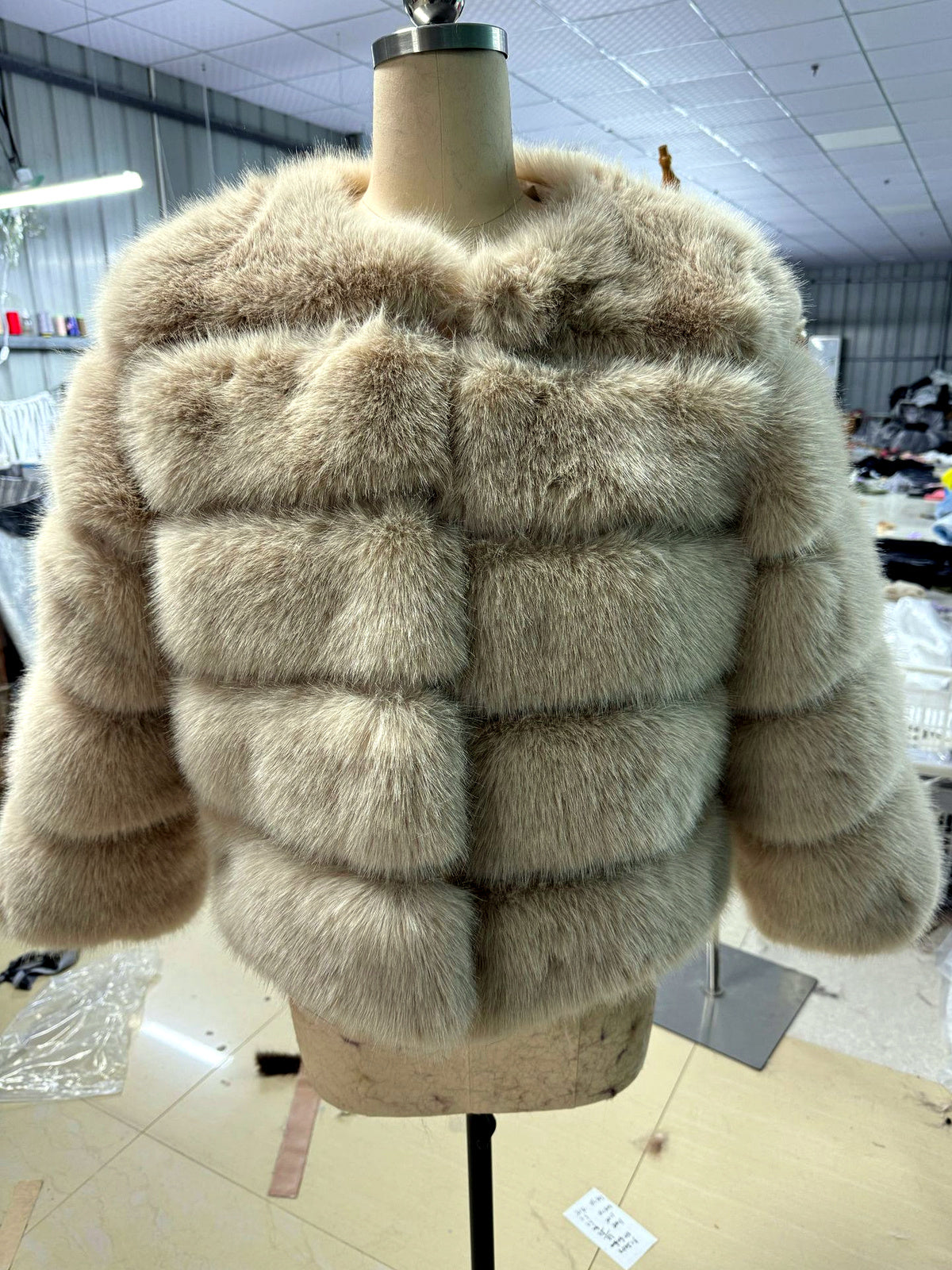 Women's Jacquard Patchwork Long-Sleeve Jacket - product detail view 2