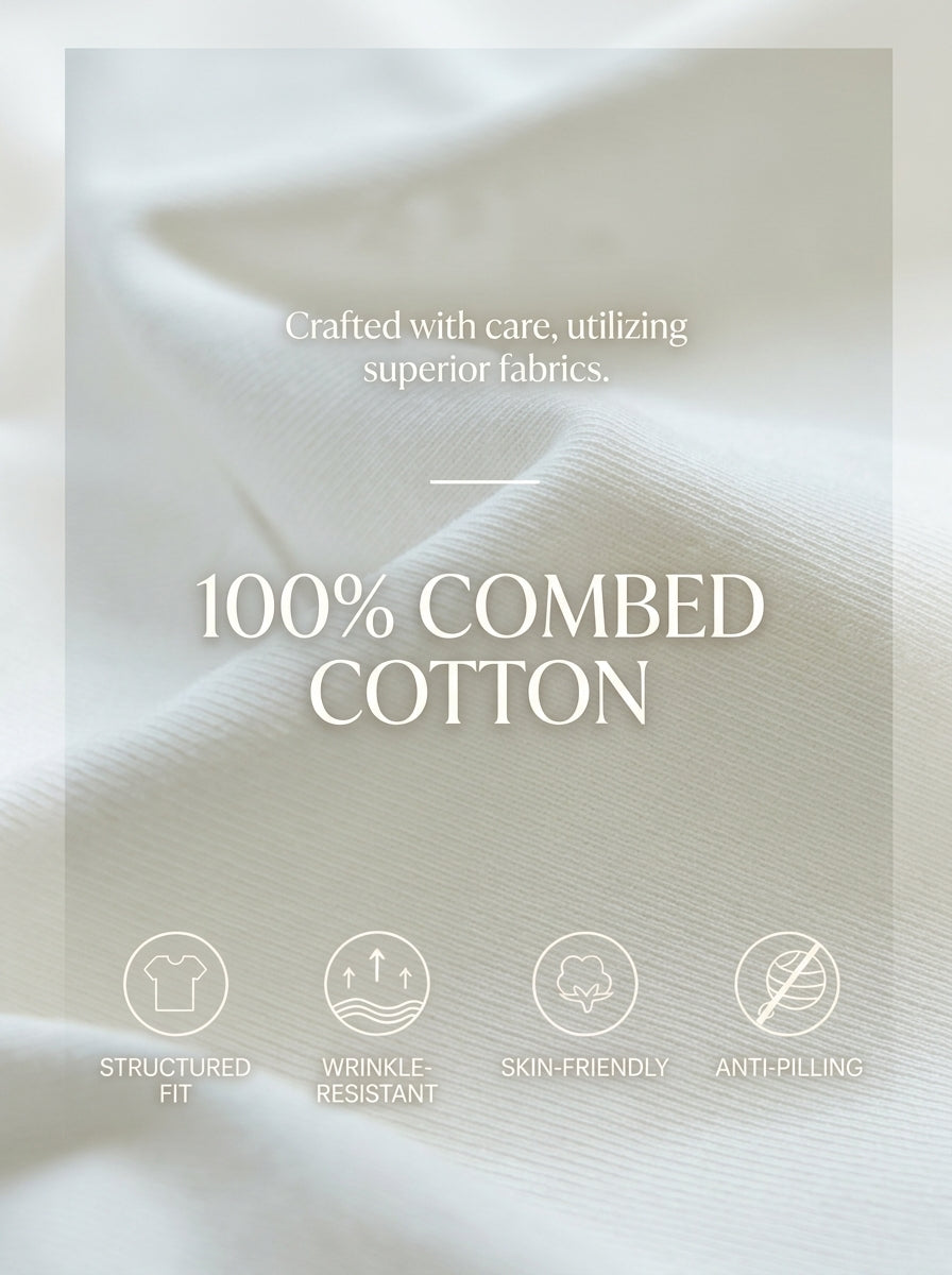 Casual Square Neck 100% Cotton T-Shirt - Relaxed Fit Slimming Short Sleeve Top Plus Size
