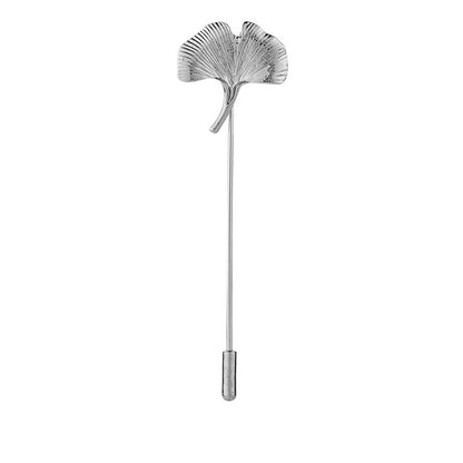 Original retro ginkgo leaf design men's lapel pins