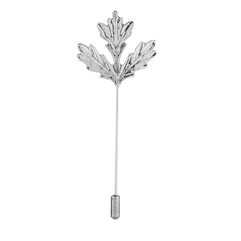 Maple leaf design men's lapels pins, men's brooches suits pins
