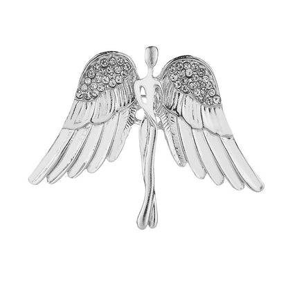 Zircon Angel Design Men's Suits Lapel Pins