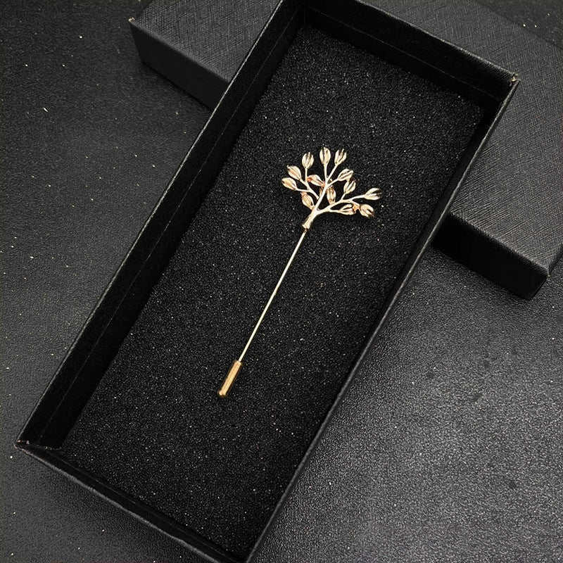 Original tree design men's suits lapel pins,