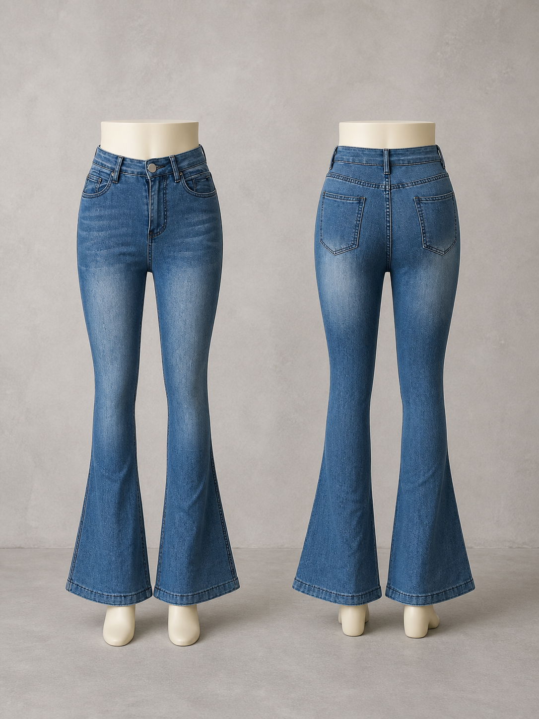Women's Denim High-Waist Wide-Leg Jeans