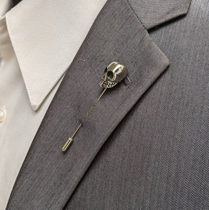 Épingle de revers crâne