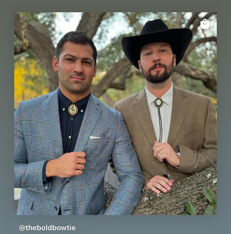 Southwestern Black Bolo Tie: Leather Cord Cowboy Necktie Onyx, Groomsmen Country Wedding