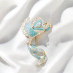 Colorful Phoenix Brooch Exquisite Enamel Pin Atmospheric Gift Jewelry