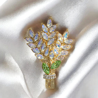 Lavender brooch purple crystal temperament accessories brooch gift pins