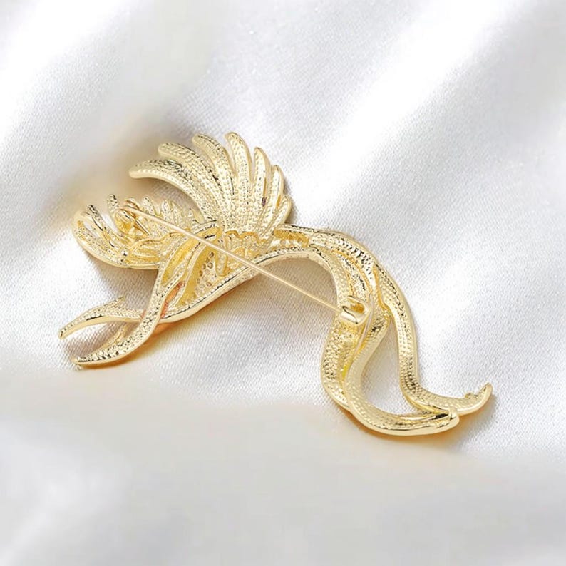 Colorful Phoenix Brooch Exquisite Enamel Pin Atmospheric Gift Jewelry