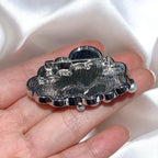 Dreamy enamel blue cloud brooch, drops oil women pearl brooches or pendant