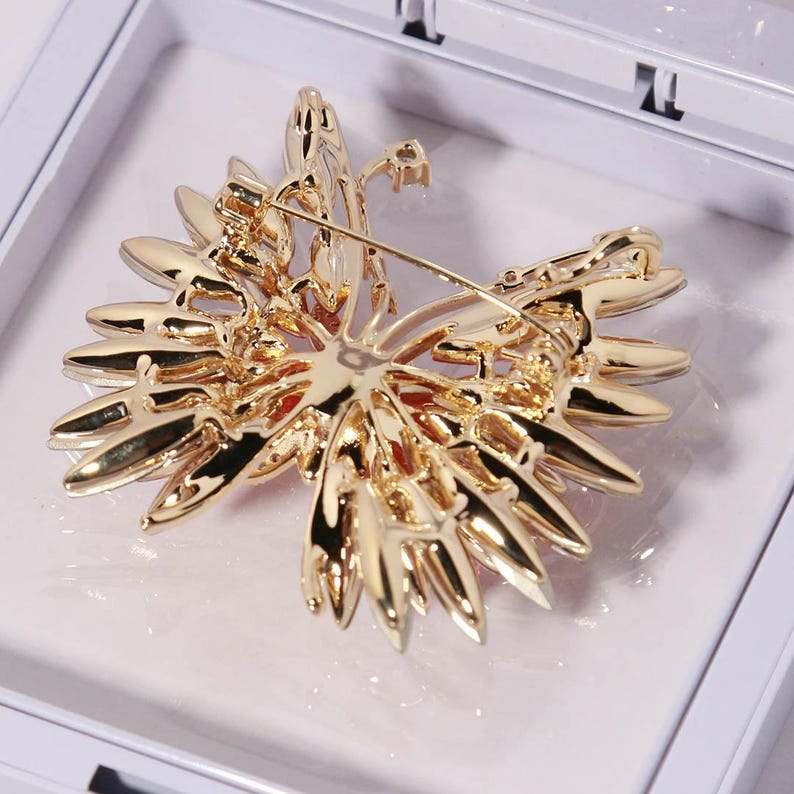 Flashing gradient crystal butterfly brooch original design handmade brooch and pendant gfit