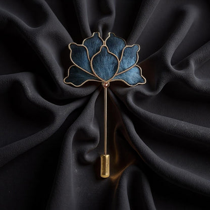 Handmade Silk Flower Lapel Pin, Wedding Boutonniere