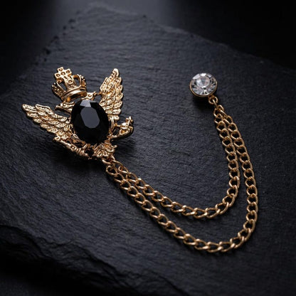 Silver Pegasus brooch, handmade jacket lapel pin brooch, men's British style brooch, men's gift, wedding groomsman,men's jewelry accessory