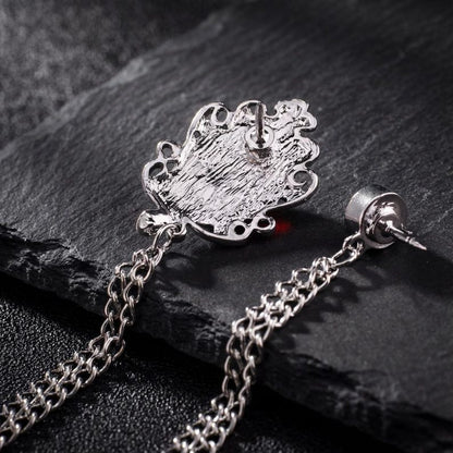 Chrysoberyl brooches,Chrysoberyl suit lapel brooches, coat lapel chain pins, men's brooches, wedding jewelry accessories