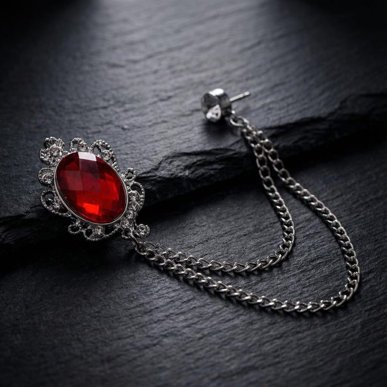 Chrysoberyl brooches,Chrysoberyl suit lapel brooches, coat lapel chain pins, men's brooches, wedding jewelry accessories