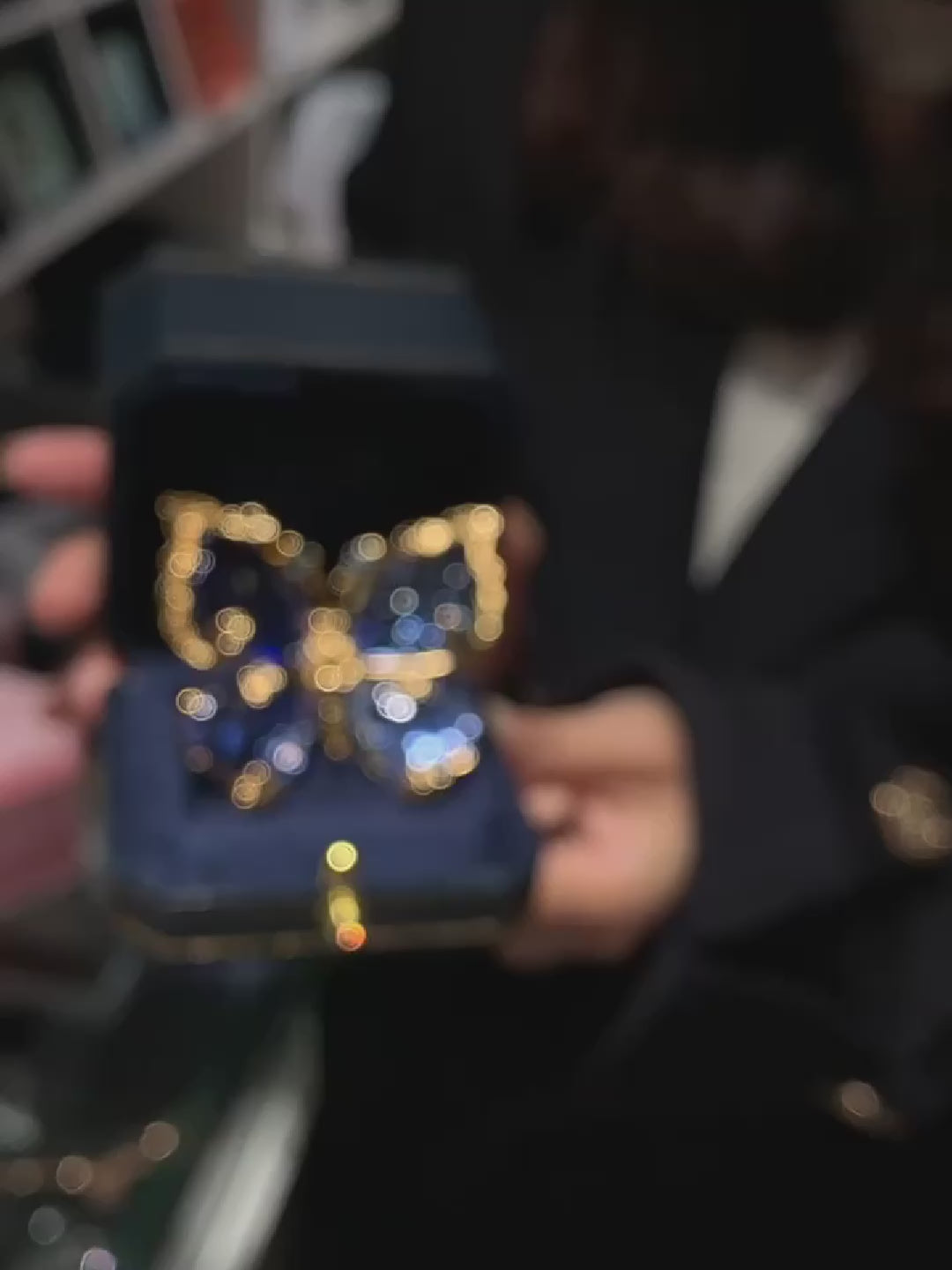 Load video: Vintage Crystal Butterfly Brooch