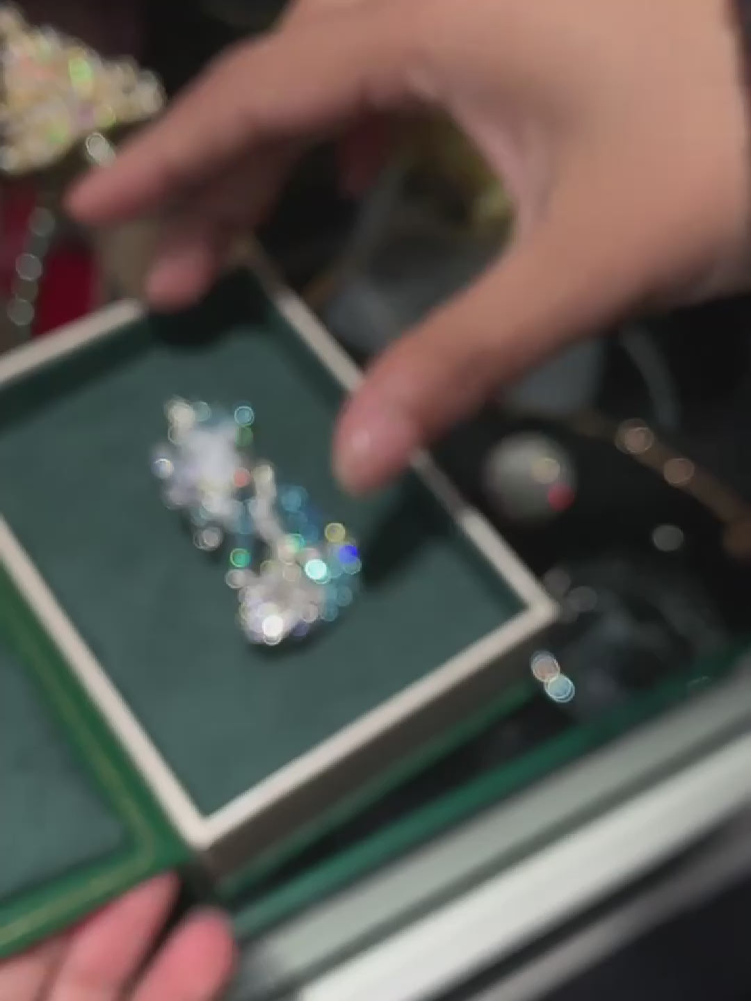 Blue Fox Brooch: Handmade Copper Zircon Crystal Jewelry